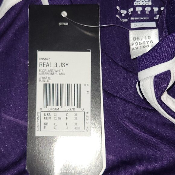 Cristiano Ronaldo Real Madrid 2010 2011 UEFA Third Soccer Jersey Shirt BNWT XL - Picture 6 of 9